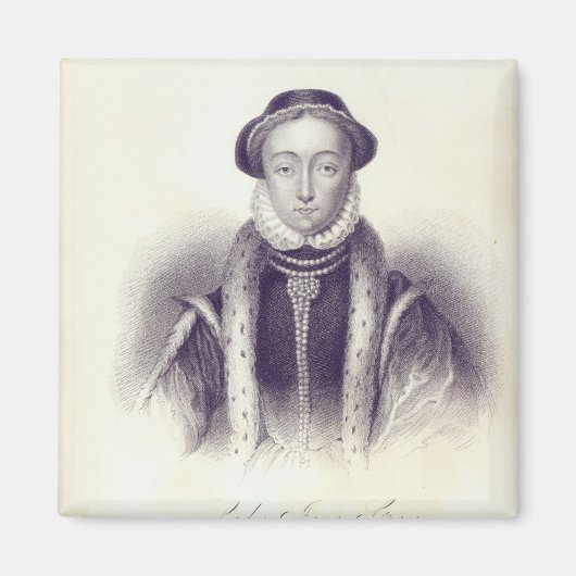 Lady Jane Gray, gegraveerd door S. Freeman Magneet (Voorkant)