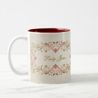Lady Jane Mistress van de Manor House Cup Tweekleurige Koffiemok