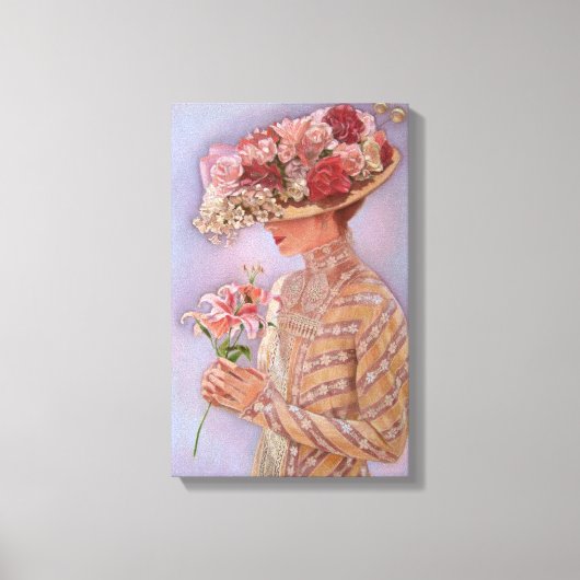 "Lady Jessica" gewikkeld canvas print (Voorkant)