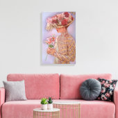 "Lady Jessica" gewikkeld canvas print (Insitu (Woonkamer))