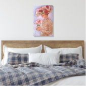 "Lady Jessica" gewikkeld canvas print (Insitu (Slaapkamer))