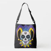 Lady Jester Skull Crossbody Tas (Achterkant)