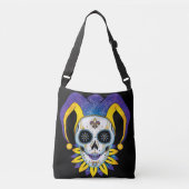 Lady Jester Skull Crossbody Tas (Voorkant)