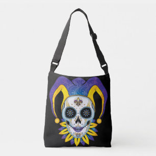 Lady Jester Skull Crossbody Tas