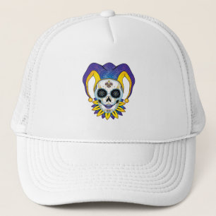 Lady Jester Skull Trucker Pet