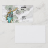 Lady Justice 1 Visitekaartje (Voorkant / Achterkant)