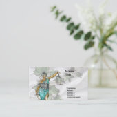 Lady Justice 1 Visitekaartje (Staand voorkant)