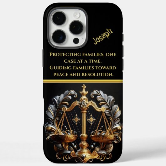 Lady Justice Balancing Scales Case-Mate iPhone Case (Achterkant)