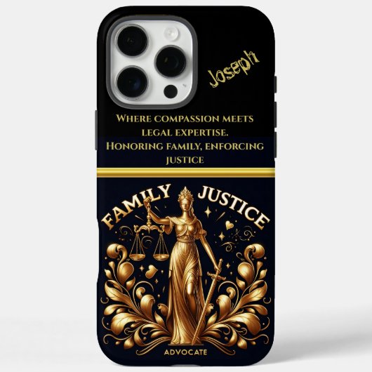Lady Justice belichaamt belangenbehartiging van fa Case-Mate iPhone Case (Achterkant)