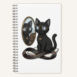 Lady Justice Black Cat Law School Journal Notitieboek