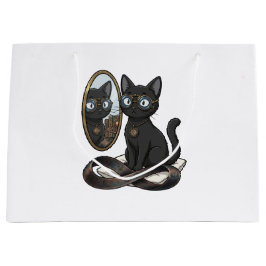 Lady Justice Black Cat Law Student Tote Bag Groot Cadeauzakje
