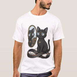 Lady Justice Black Cat Philosophy & Law T-Shirt