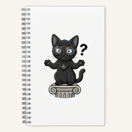 Lady Justice Black Cat Rechtenfaculteit Journal Notitieboek