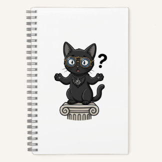 Lady Justice Black Cat Rechtenfaculteit Journal Notitieboek
