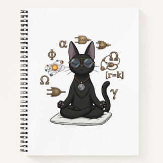 Lady Justice Black Cat Rechtenfaculteit Journal Notitieboek