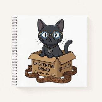 Lady Justice Black Cat Rechtenfaculteit Journal Notitieboek