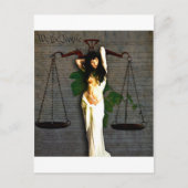 Lady Justice Briefkaart (Voorkant)