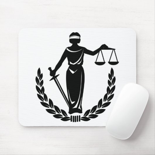 LADY JUSTICE CO. MUISMAT (Met muis)