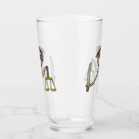 Lady Justice Glas (Rechts)