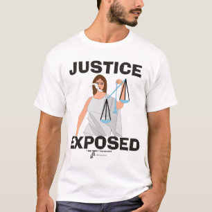 Lady Justice heeft een anti-jurist grap op het spe T-shirt