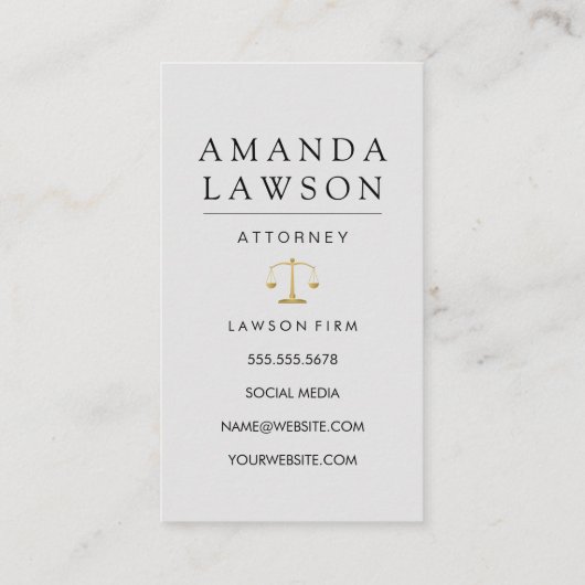 Lady Justice Law | Achtergrond met zwarte mazen Afsprakenkaartje (Achterkant)