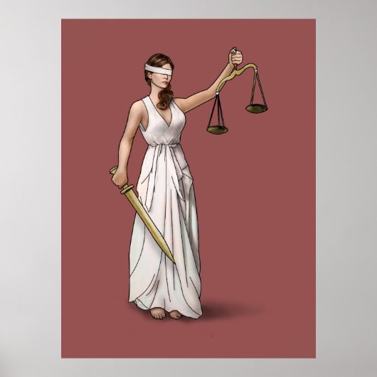Lady Justice - Marsala Poster (Voorkant)