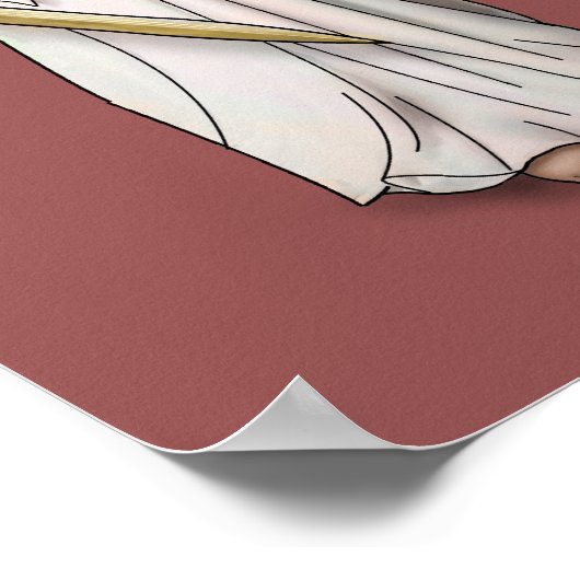 Lady Justice - Marsala Poster (Hoek)