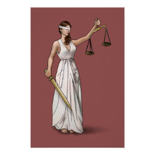 Lady Justice - Marsala Poster