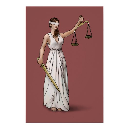 Lady Justice - Marsala Poster (Voorkant)