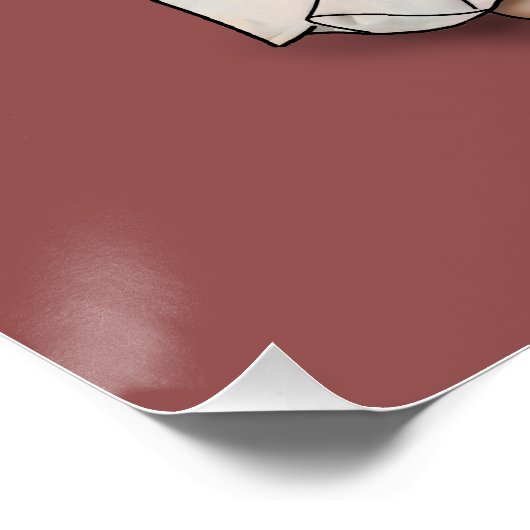 Lady Justice - Marsala Poster (Hoek)