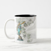 Lady Justice op Satin & Ivy-PERSONALIZE IT! Tweekleurige Koffiemok (Links)