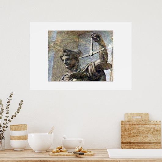 Lady Justice Poster (Keuken)
