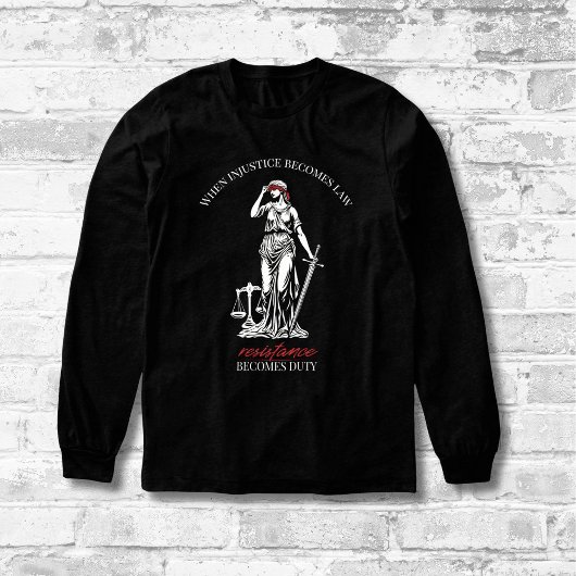 Lady Justice Resistance Tri-Blend Shirt