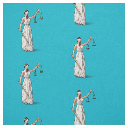 Lady Justice - Scuba Blue Stof (Swatch)