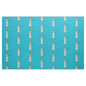 Lady Justice - Scuba Blue Stof (Fat Quarter)