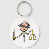 Lady Justice Sleutelhanger (Voorkant)