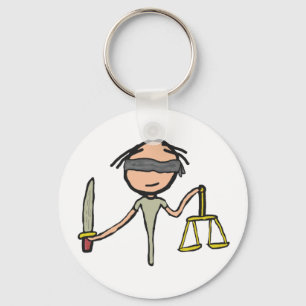 Lady Justice Sleutelhanger