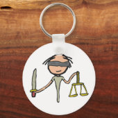 Lady Justice Sleutelhanger (Voorkant)