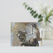 Lady Justice Statue Briefkaart (Staand voorkant)