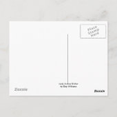 Lady Justice Statue Briefkaart (Achterkant)