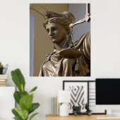 Lady Justice Statue Poster (Thuiskantoor)