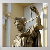 Lady Justice Statue, Virginia City, Nevada Poster (Voorkant)