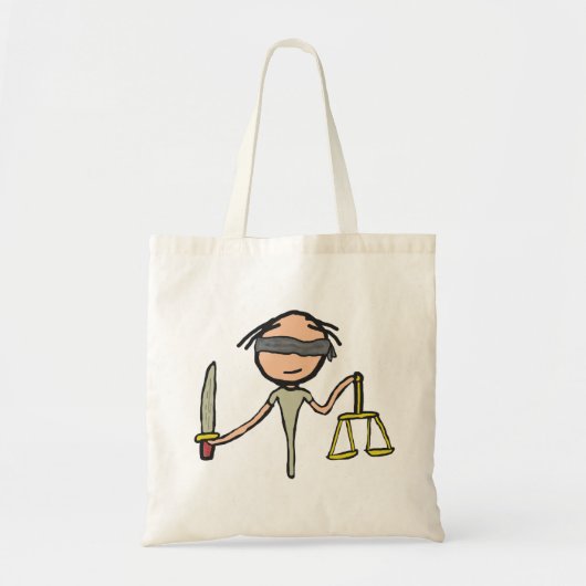 Lady Justice Tote Bag (Voorkant)
