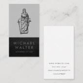 Lady Justice | Vastgoed | Leren Afwerking Visitekaartje (Voorkant / Achterkant)