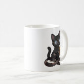 Lady Justice Zwarte Kat Advocaat Koffiemok (Voorkant rechts)