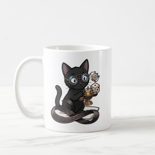 Lady Justice Zwarte Kat Advocaat Koffiemok (Links)