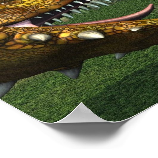 Lady Knight en de Dragon Poster (Hoek)