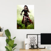 Lady Knight Poster (Thuiskantoor)