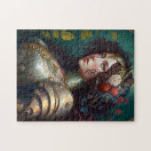 Lady Knight Warrior Armor Fantasy Art Legpuzzel (Horizontaal)