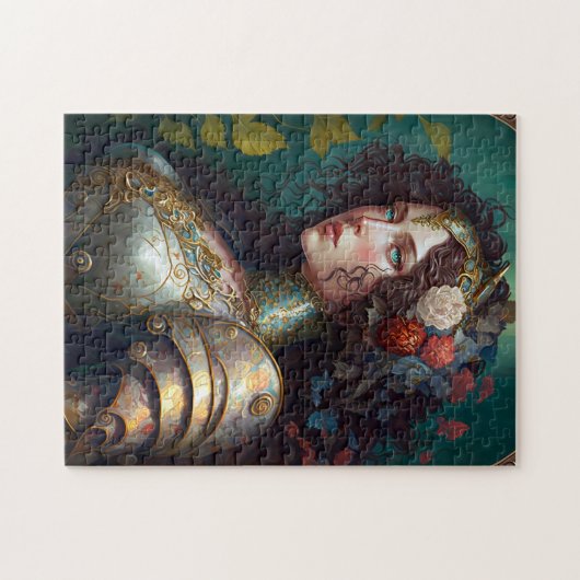 Lady Knight Warrior Armor Fantasy Art Legpuzzel (Horizontaal)
